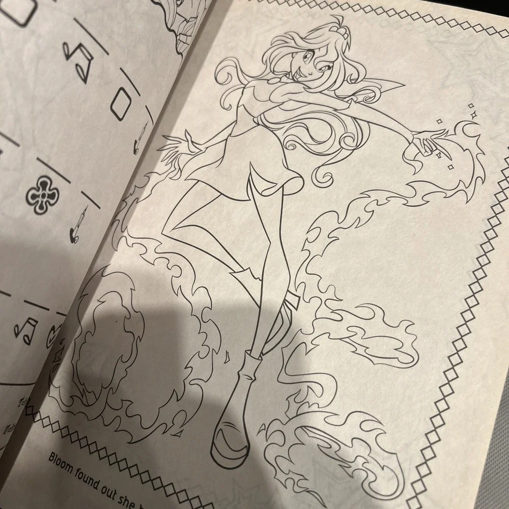 Winx‎ Club Unused Coloring Book 